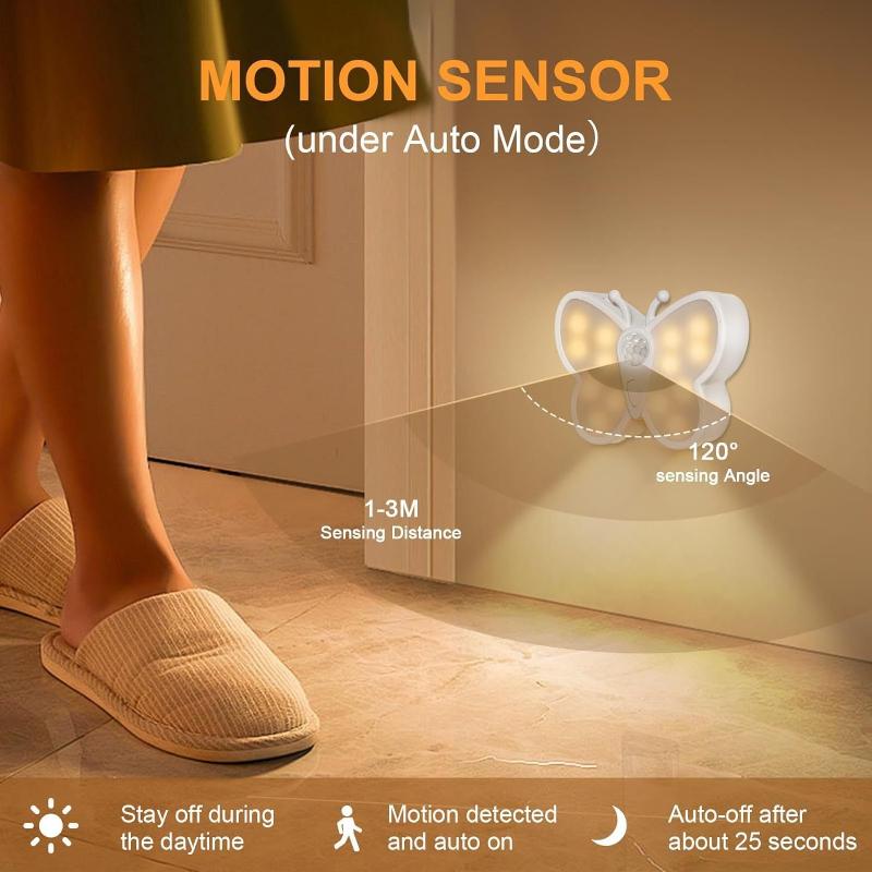 120angle montion sensor night light for bed