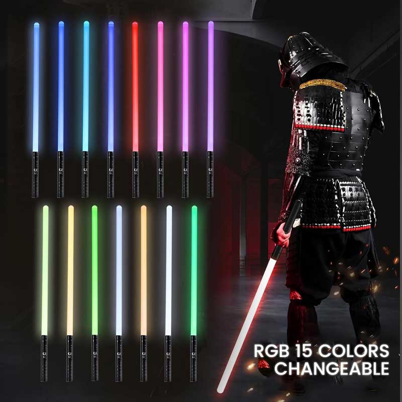 15 rgb color changeable lightsaber