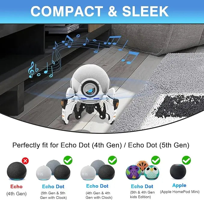 Homepod Mini Stand for Echo Dot 4th/5th Gen, Echo Dot Desktop Stand, Alexa Dot 4th/5th Gen Desktop Speaker Stand Home Decor