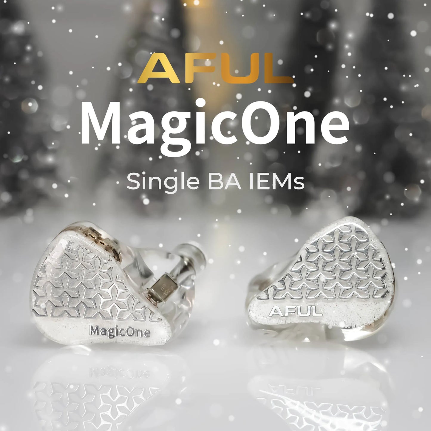 MagicOne Single BA Driver in-Ear Monitors, 1BA IEMs Balanced Armature Earphones with SE-Math Acoustic Technology