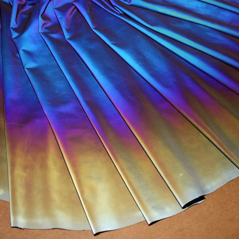 Gradient luminous functional super bright colorful clothing color changing fabric ,high grade designer fabrics for patchwork
