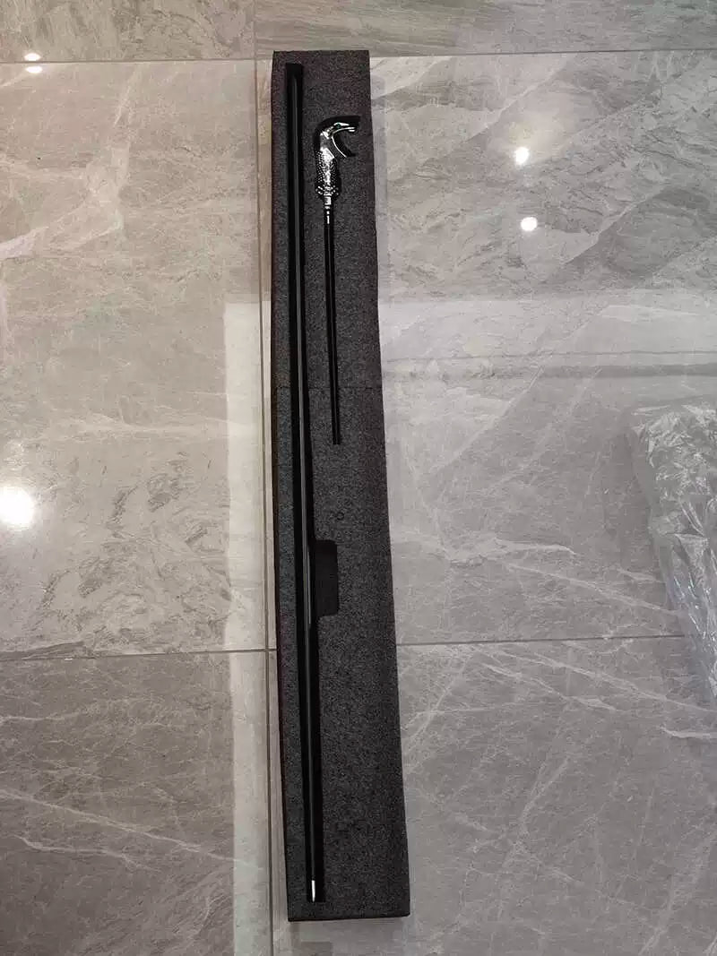 Harry Potter Malfoy Zauberstab mit Schlangenkopf aus Metall, Länge 115 cm