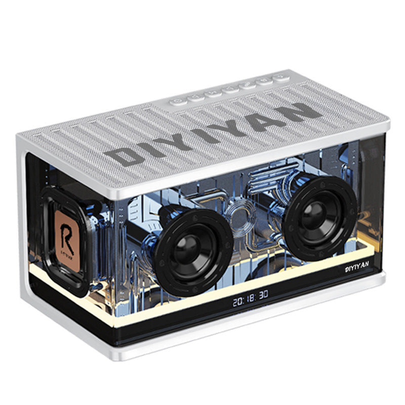 Bluetooth Ultra Heavy Bass 40W RGB Mechanical Cyber Light Industrial Style Bluetooth 5.0