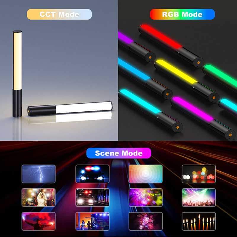 P400 Fotografischer Fülllichtstab 3600 Farben RGB Fernbedienung LED Fülllicht