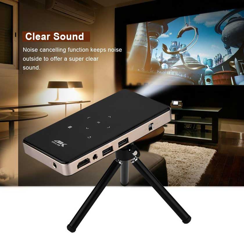 Portable DLP Smart Android Projector 1+8GB
