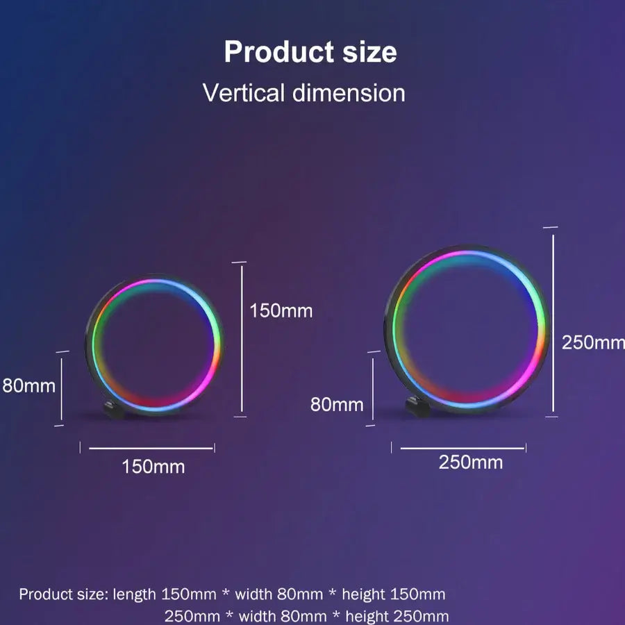 LED Smart APP Steuerung RGB Runde Nachtlichter