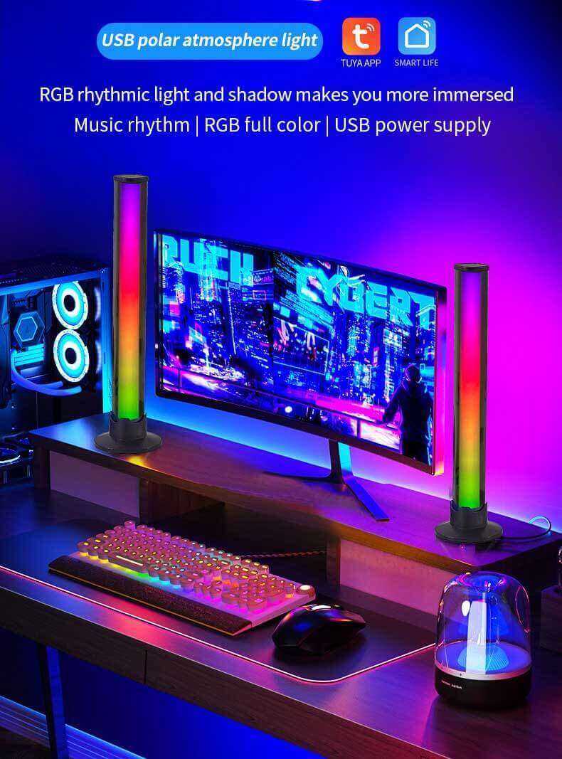 RGB Sound Controlled Rhythm Light &APP