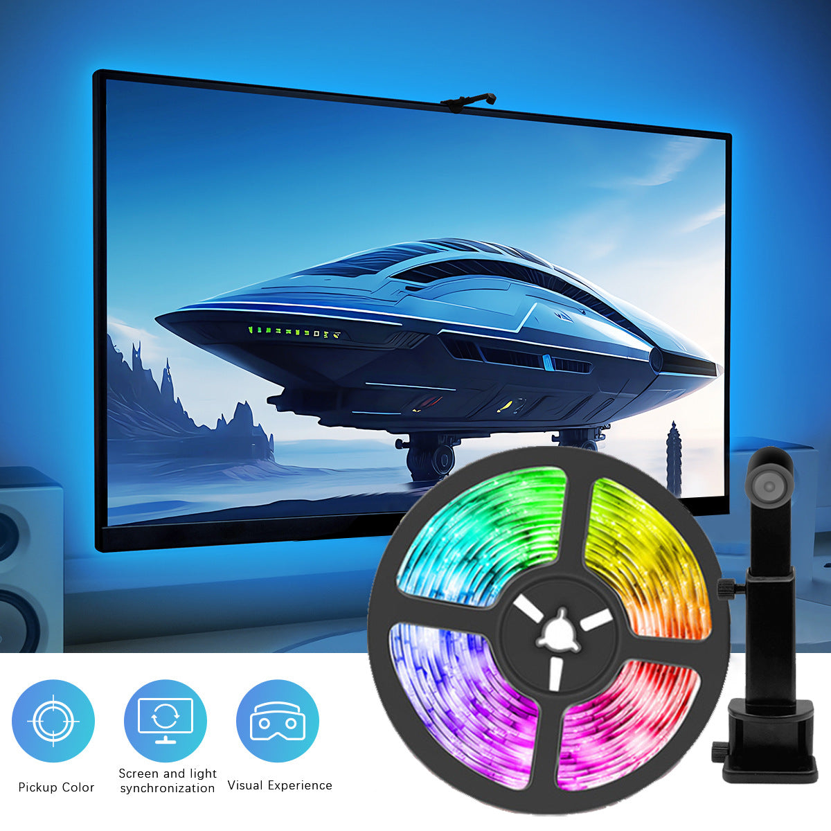 RGB TV Strip Lights Backlight 12V 24W - YouWei Trade