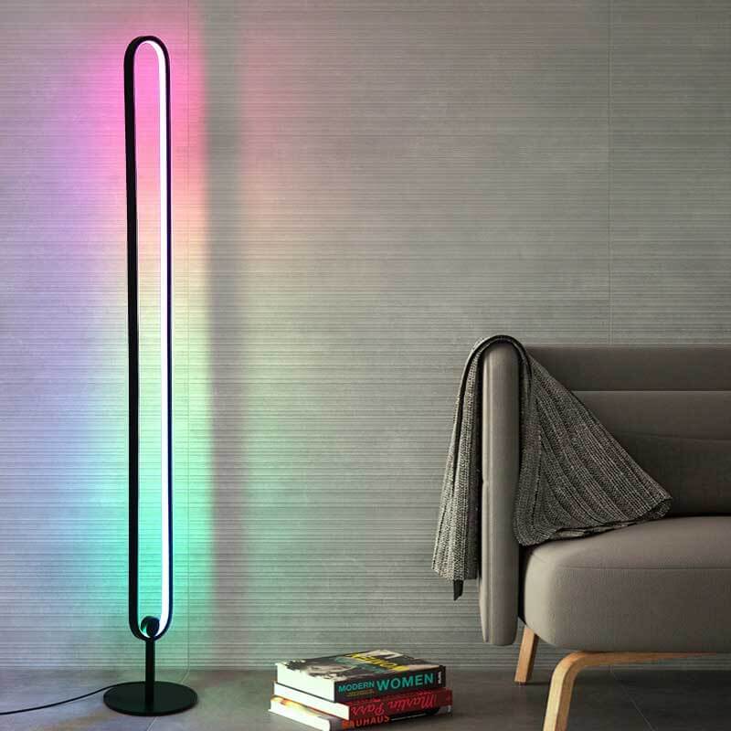 RGB U-Shape Corner Floor Lamp 130CM High