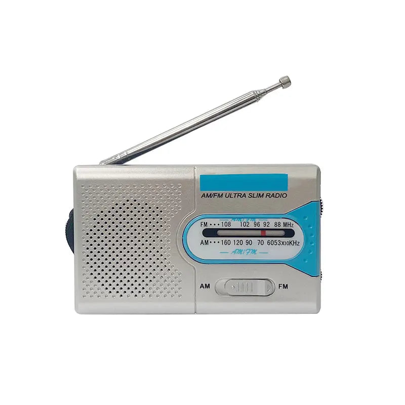 2000mAh Emergency Crank Weather Radio FM/AM Solar Radio Portable Radio with 1W 3Modes LED Flashlight for Camping Hiking