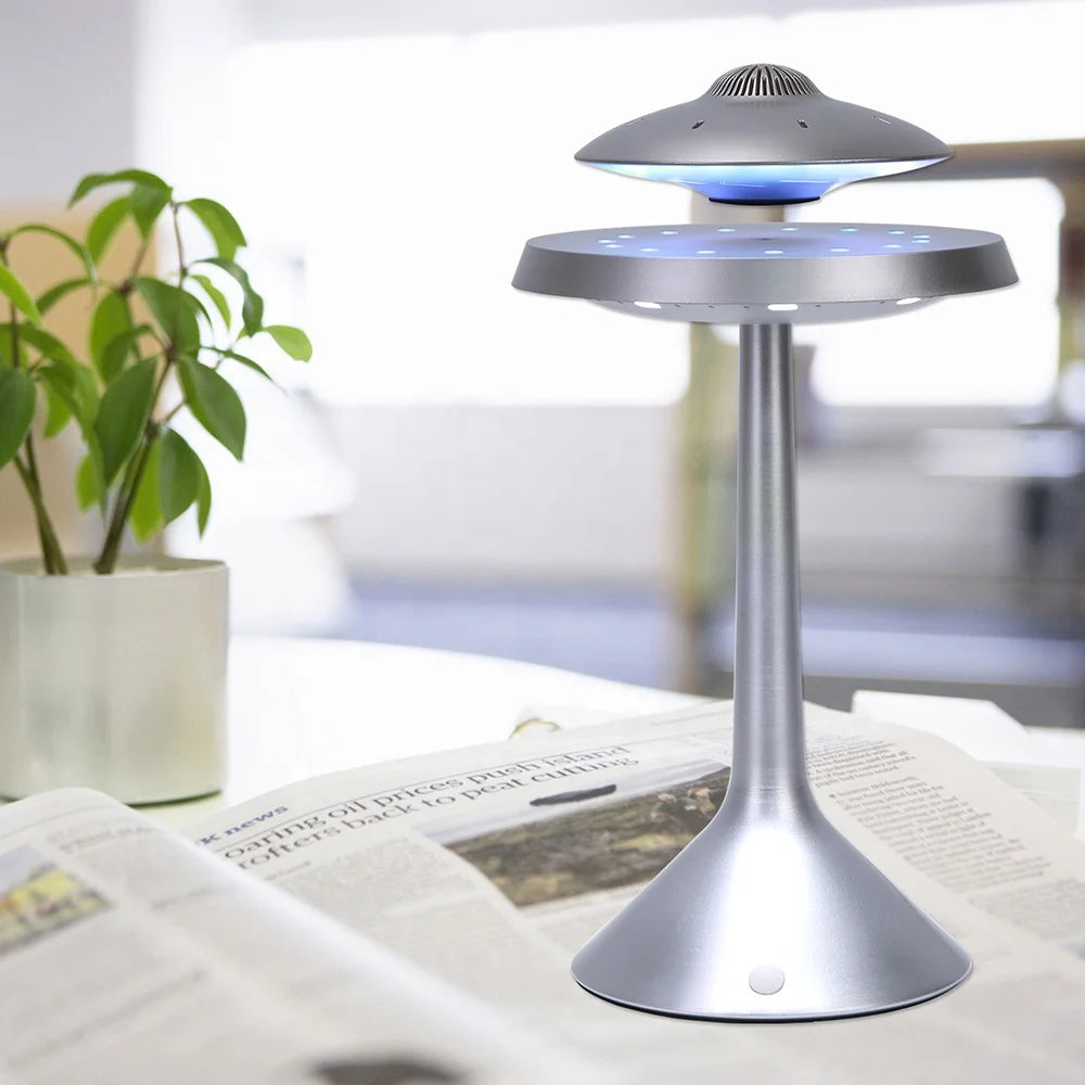 Bluetooth Maglev Floating Speaker RGB Light Show UFO Design