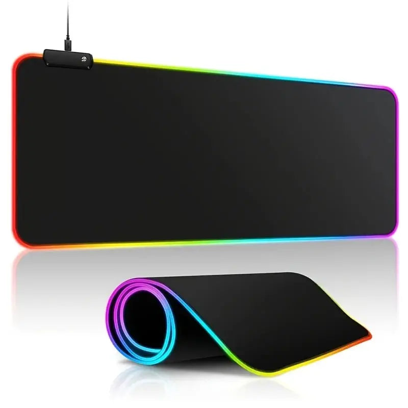Large Gaming Mouse Pad Light Modes Touch Control