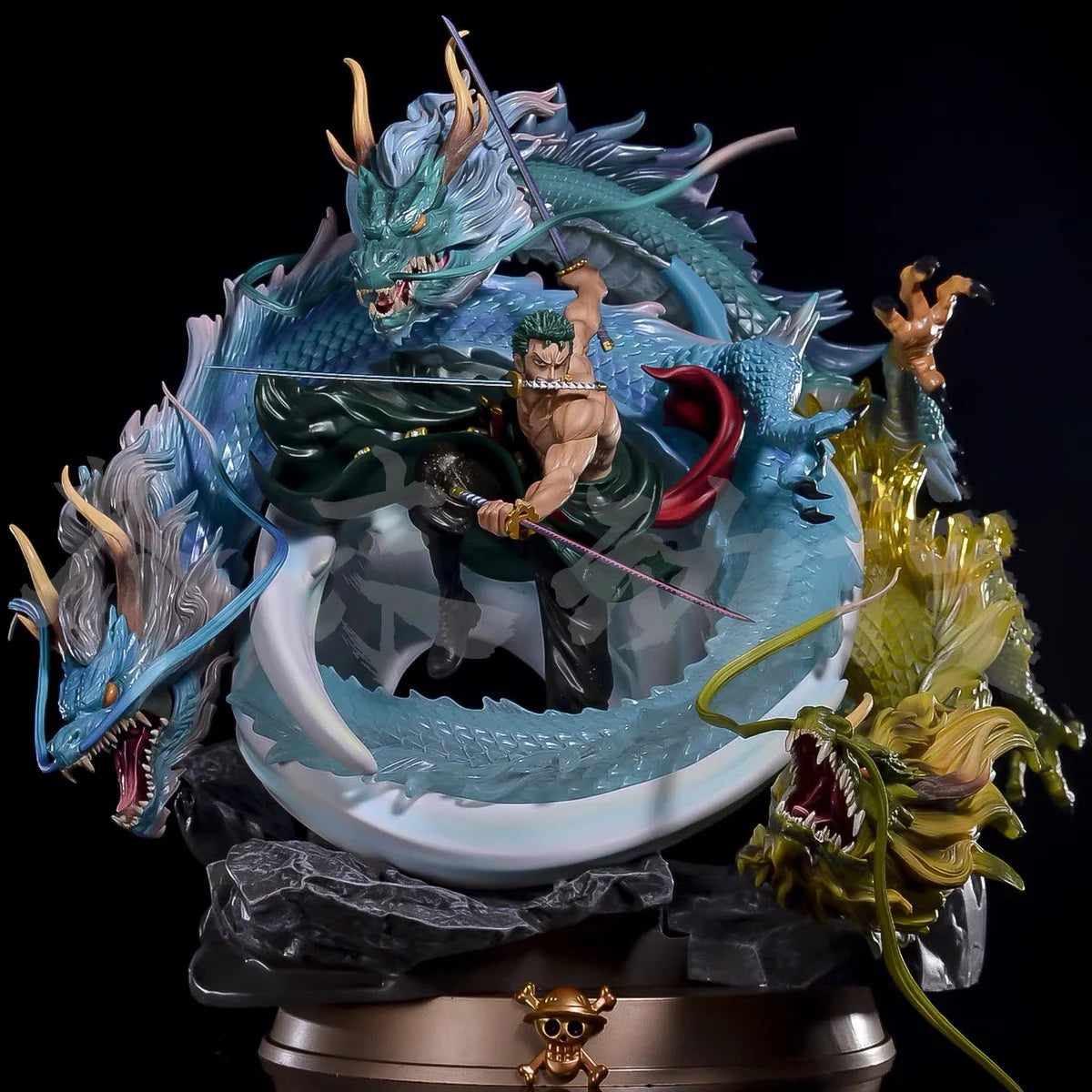 One Piece Fudo King Luffy King of Thieves and the Kingdom of Pirates and the flow of Sakura ghost island Luffy Collectible Model