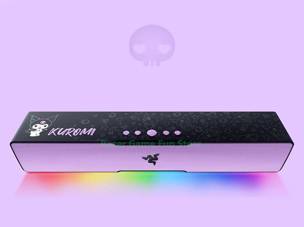 Barre de son de jeu Kuromi au design compact - Chroma RGB - Bluetooth 5.0