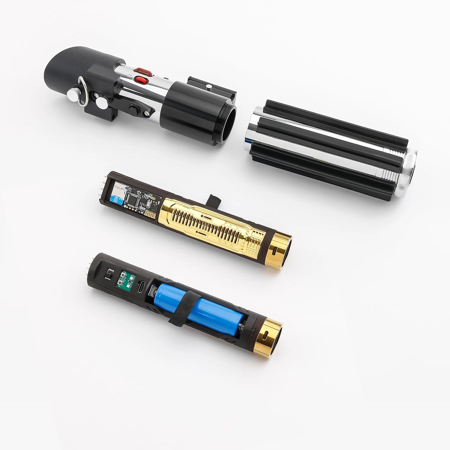 TXQSABER Darth Vader Neo Pixel Lightsaber Force Heavy Dueling Motion Control Smooth Swing Light Saber Infinite Color Changing