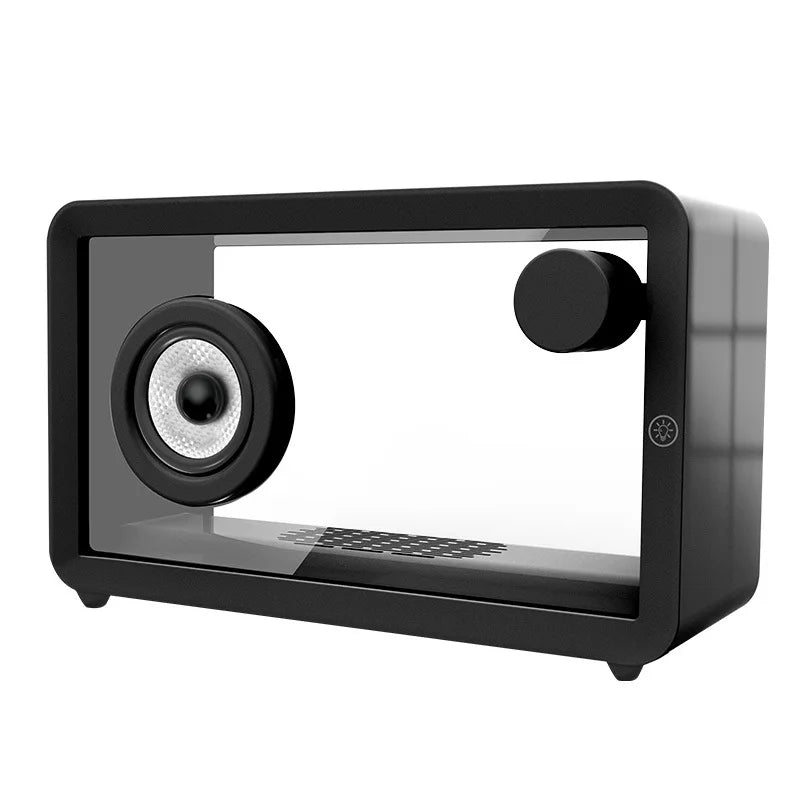 Bluetooth Speaker Vintage Surround Sound Audio System RGB Atmosphere Light