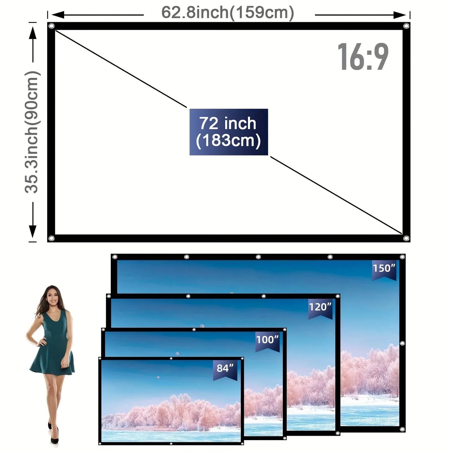 Smart Projector LED HD TV Video Projetor for 4K 1500 Lumens Android Same Screen Home Cinema Outdoor Portable Projetor