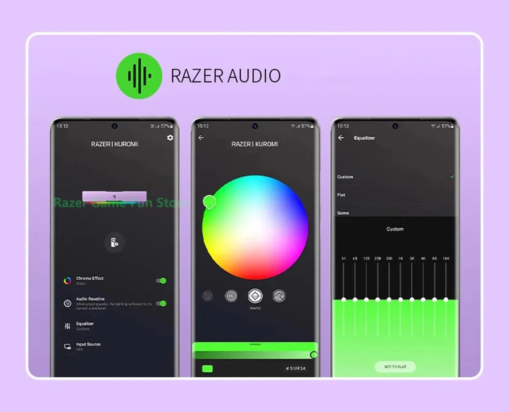Barre de son de jeu Kuromi au design compact - Chroma RGB - Bluetooth 5.0