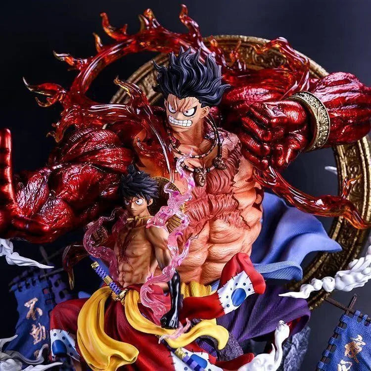 One Piece Fudo King Luffy King of Thieves and the Kingdom of Pirates and the flow of Sakura ghost island Luffy Collectible Model