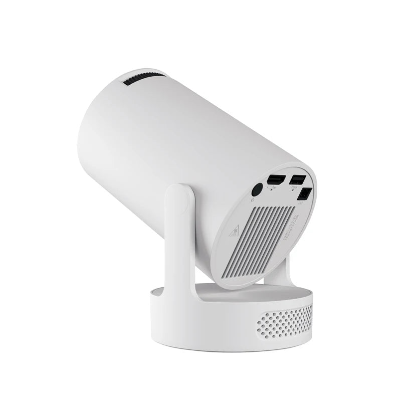 HY300 UItra Projector Android 11 BT5.4 720P Portable Home Outdoor Speaker Theater 180° Flexible Wifi Mini Projectors Movie