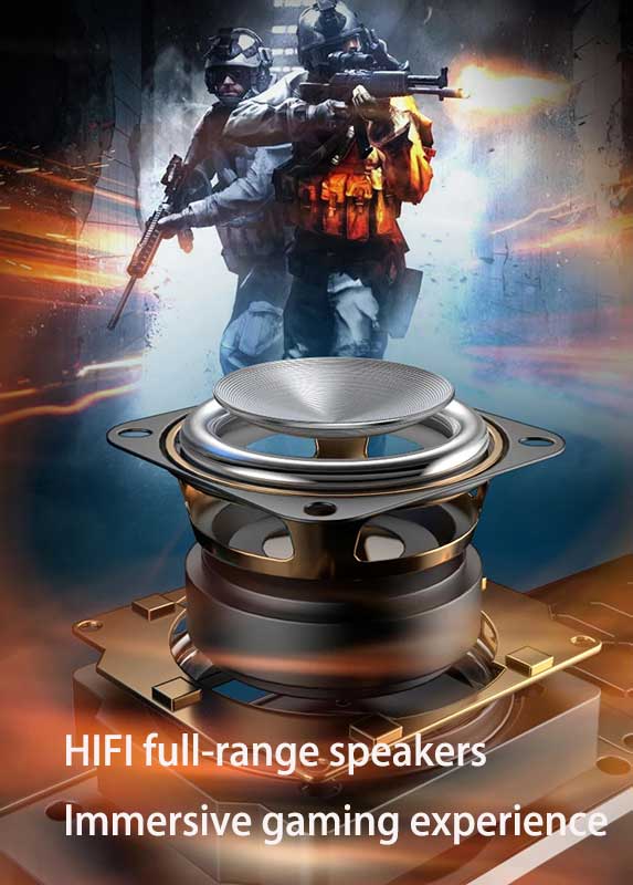 RGB-Beleuchtung HiFi 3D Gaming-Lautsprecher Bluetooth 5.0
