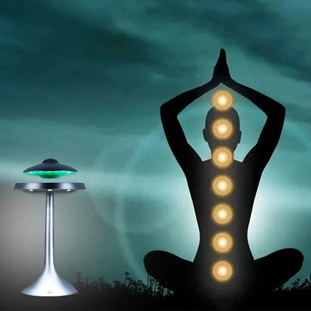 Bluetooth Maglev Floating Speaker RGB Light Show UFO Design
