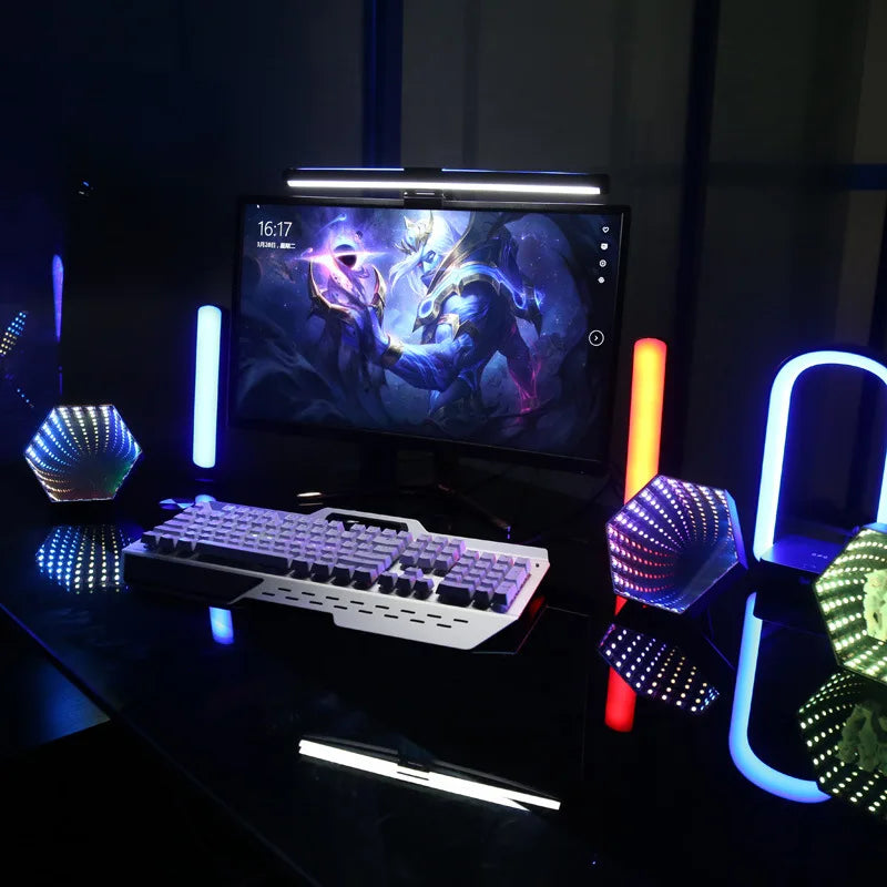 RGB 3D Sechseckspiegel Tunnellicht LED-Panelleuchte
