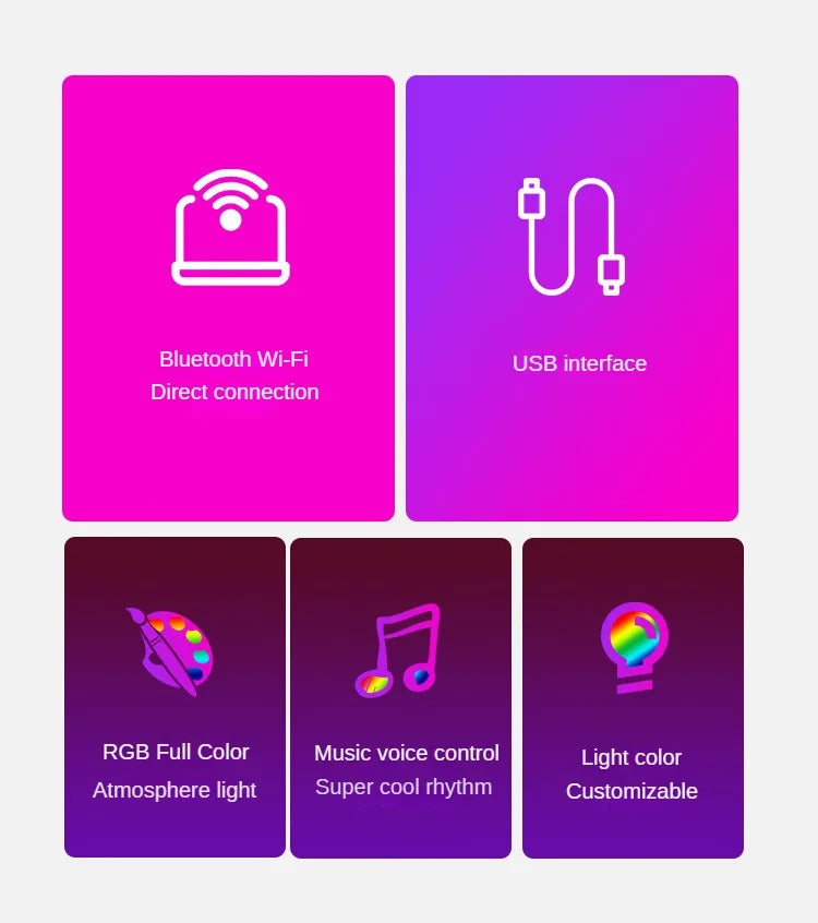 RGB 3D Sechseckspiegel Tunnellicht LED-Panelleuchte