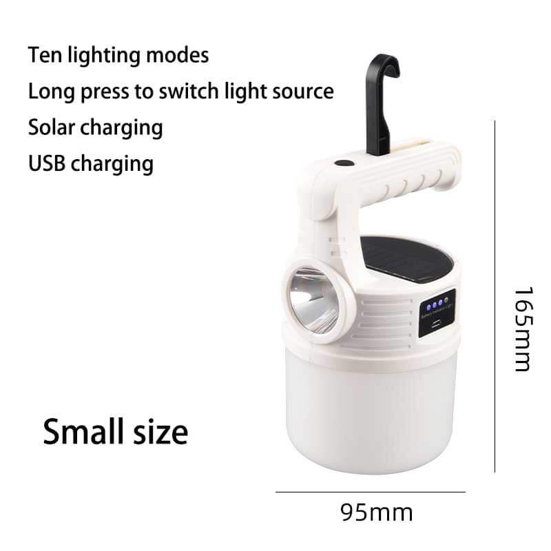 Lampes solaires LED pour éclairage d'urgence extérieur à domicile