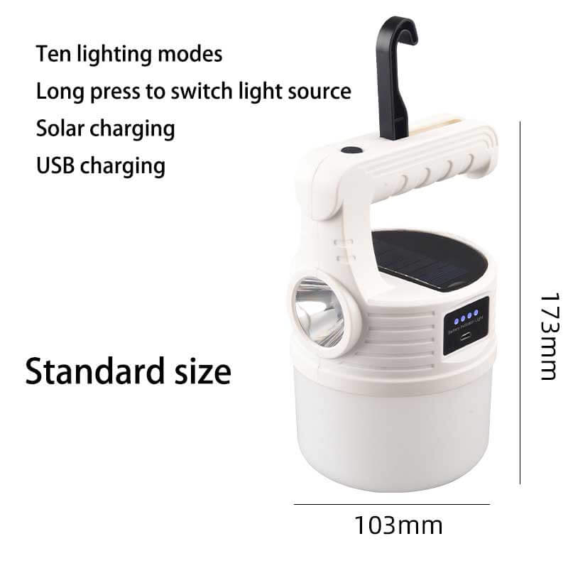 Lampes solaires LED pour éclairage d'urgence extérieur à domicile