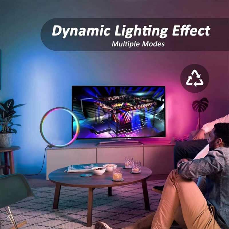 LED Smart APP Steuerung RGB Runde Nachtlichter