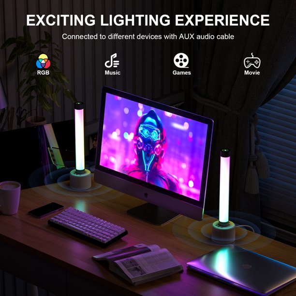 Bluetooth-Lautsprecher mit RGB-LED-Licht und 3,5-mm-Audiobuchse