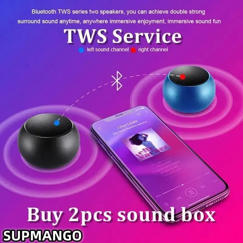 bluethooth Wireless Bluetooth Speaker Gun Metal Heavy Stereo Surround Subwoofer