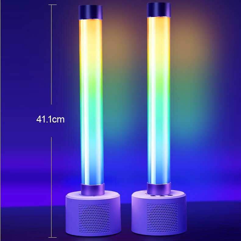 Bluetooth-Lautsprecher mit RGB-LED-Licht und 3,5-mm-Audiobuchse