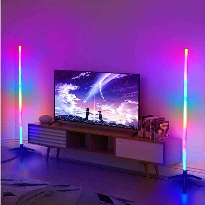 2Pack 5W RGB Remote Control Floor Lamp