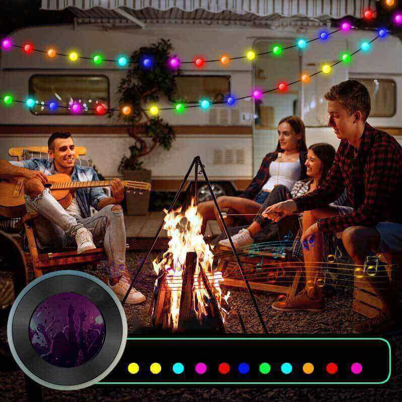 Bande LED RGBW étanche avec port USB + télécommande