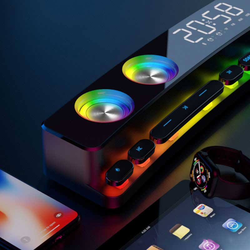 RGB-Beleuchtung HiFi 3D Gaming-Lautsprecher Bluetooth 5.0