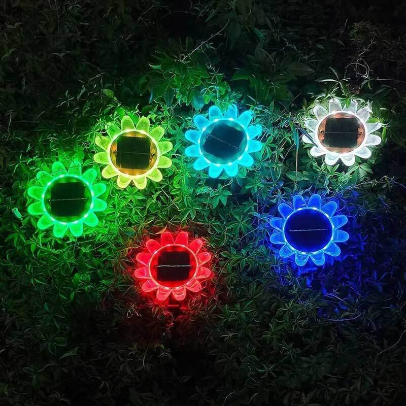 Lampe solaire de piscine à LED avec changement de couleur