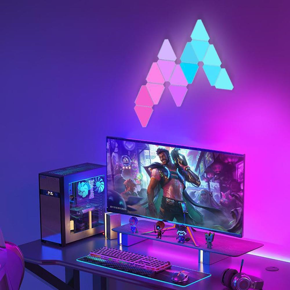 LED Light RGB Panel Triangle 10 PCS - YouWei Trade