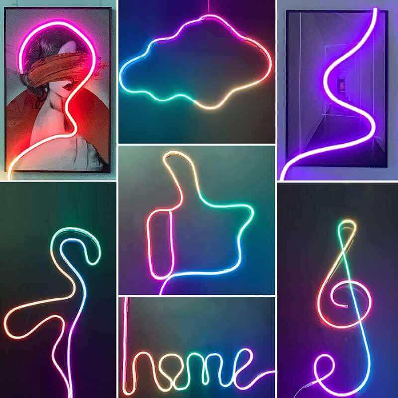 LED-Silikon-Neon-Seilstreifenlichter
