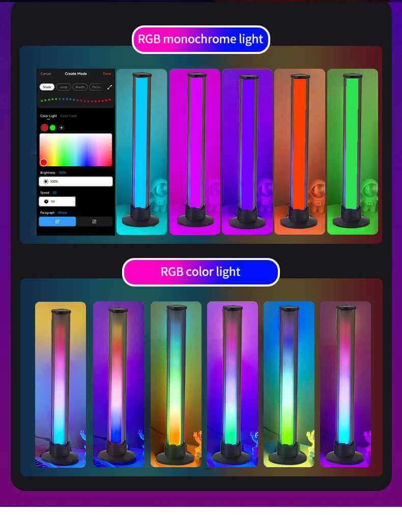 RGB Sound Controlled Rhythm Light &APP