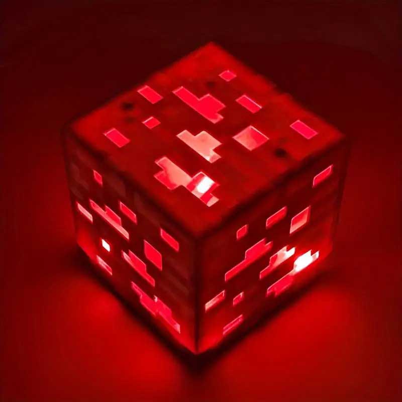 Lumières de bloc de minerai Minecraft avec chargement USB
