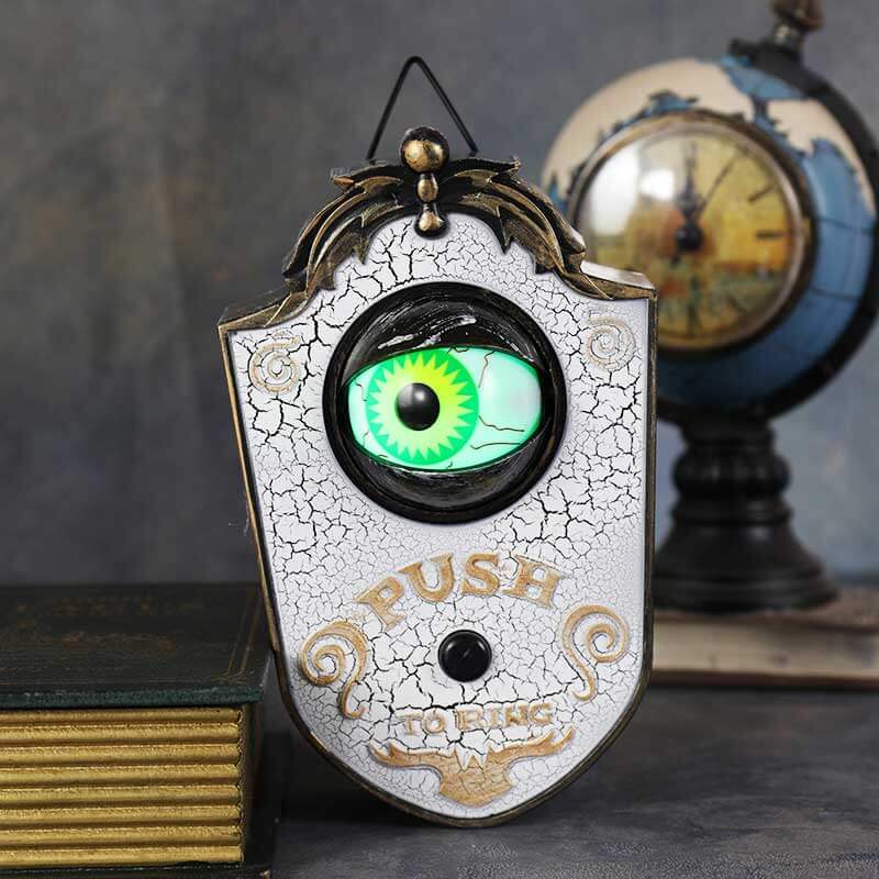 Design Halloween Augapfel Türklingel Dekoration LED Elektrische Leucht Sounding