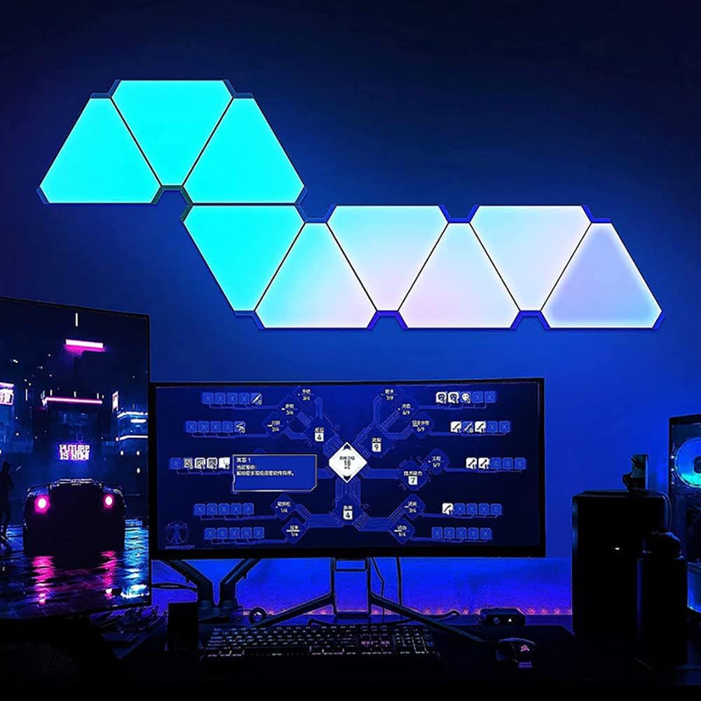 LED Light RGB Panel Triangle 10 PCS - YouWei Trade
