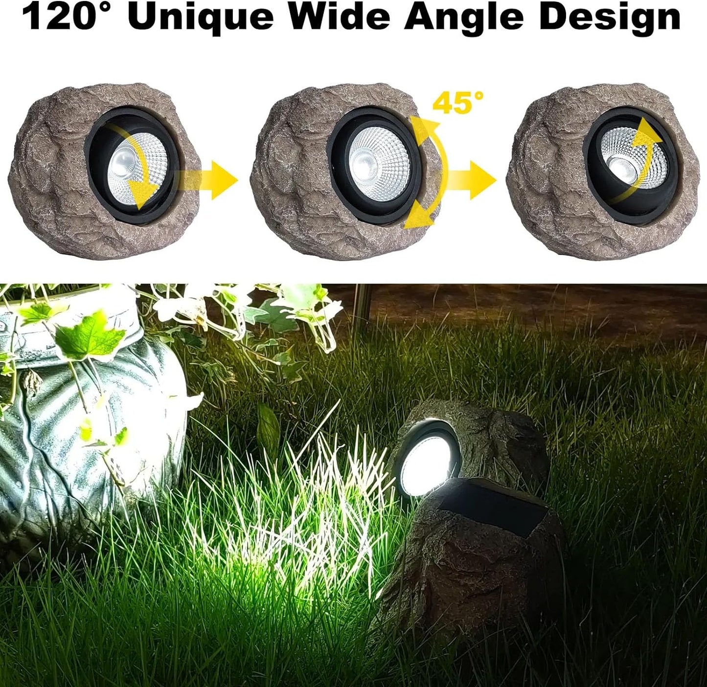 Solar Lights Outdoor Rock Shape - YouWei Trade