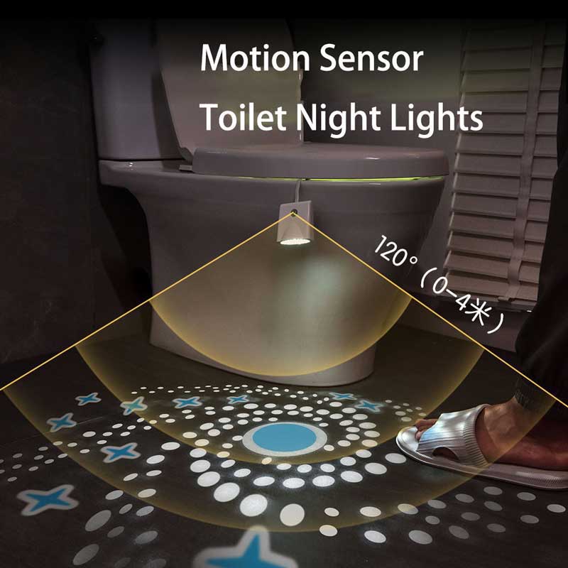 4 Pack Motion Sensor Toilet Night Lights