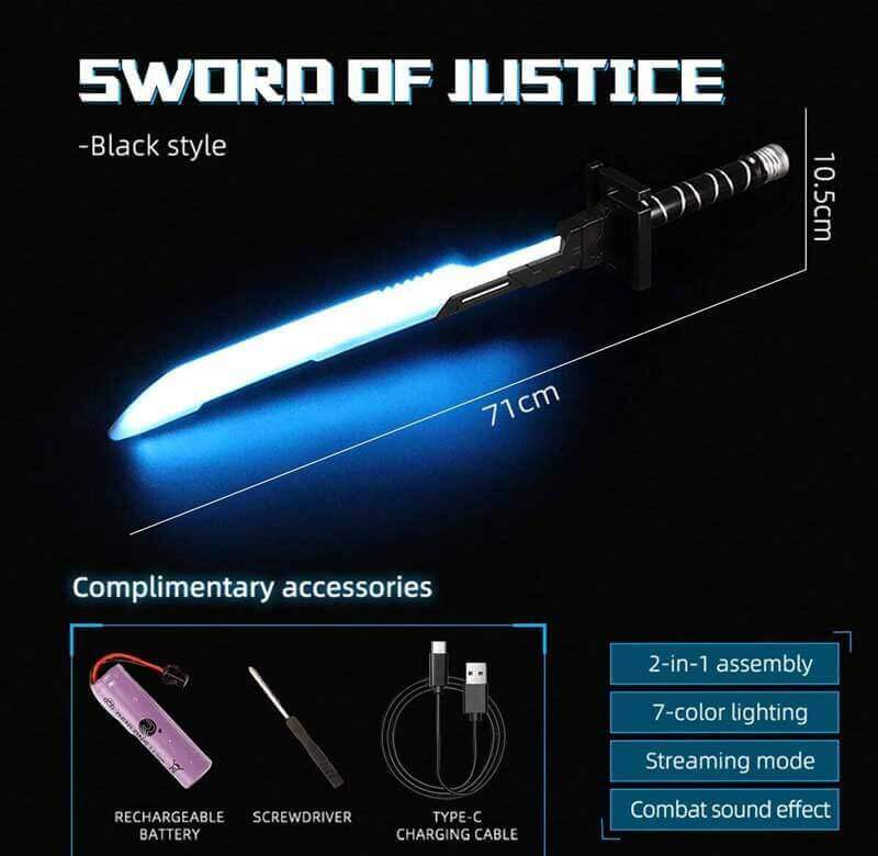 Cyberpunk Lightsaber Light Sword of Justice Diad