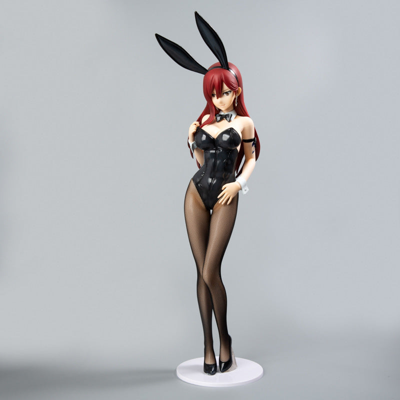 47cm FAIRY TAIL Erza Scarlet Anime Action Figure Bunny Girl