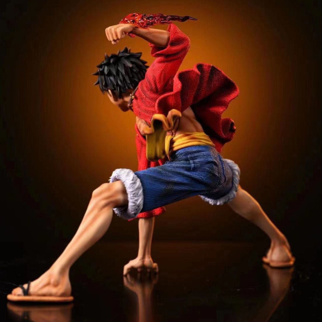 25cm Battle Style Luffy Fruit  Anime Figures