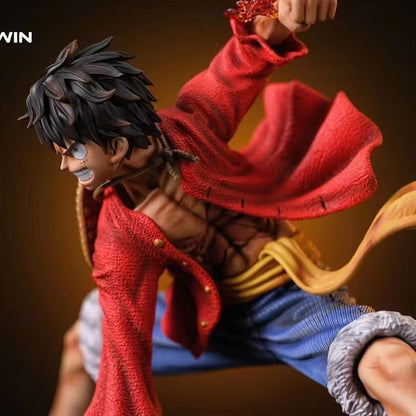 25cm Battle Style Luffy Fruit  Anime Figure